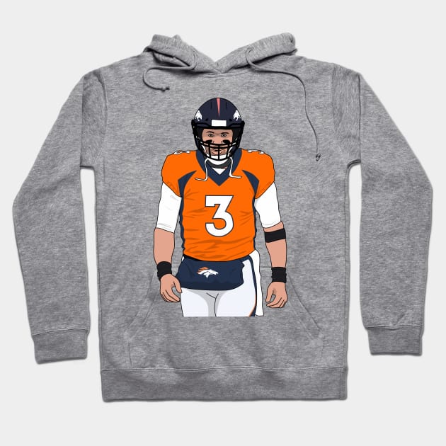 russell is broncos Hoodie by rsclvisual